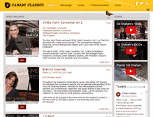 Tablet Screenshot of canaryclassics.com